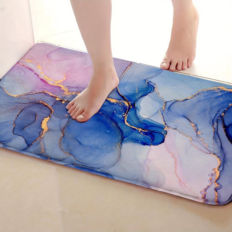 Watercolor Print Non Slip Welcome Entrance Doormat