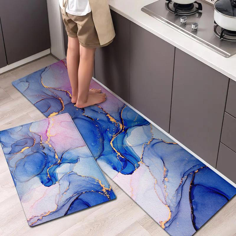 Watercolor Print Non Slip Welcome Entrance Doormat