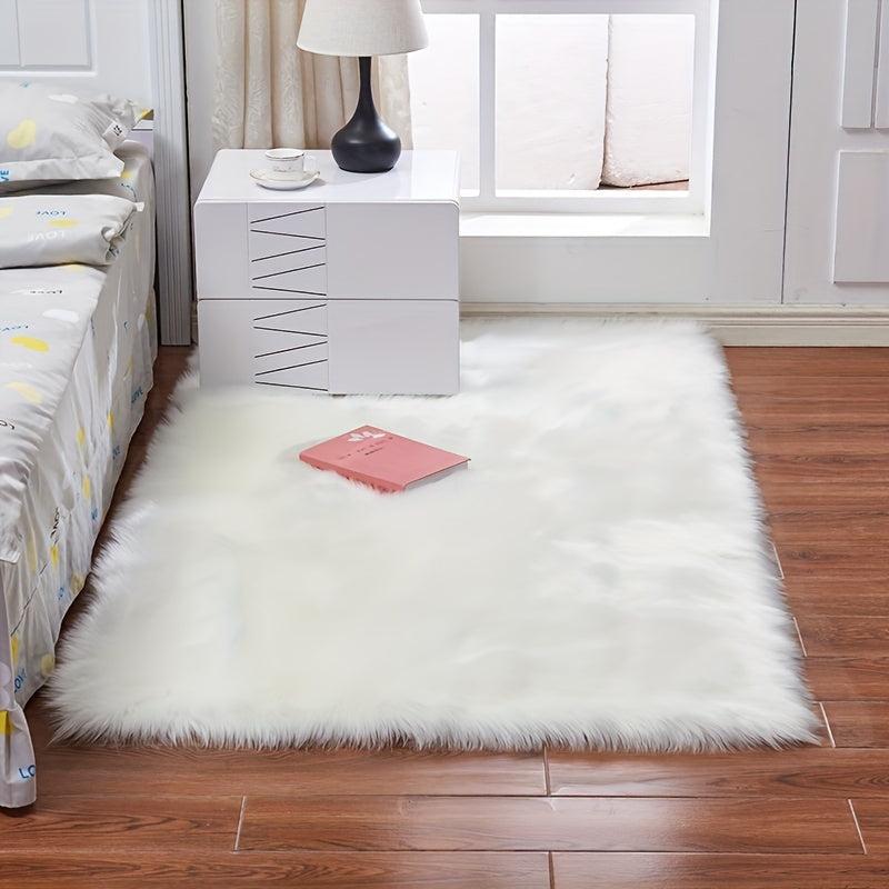 Plush Area Rug Living Room Mat Non slip Kitchen Rug Home Decor