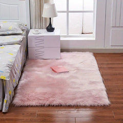 Plush Area Rug Living Room Mat Non slip Kitchen Rug Home Decor
