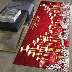Christmas Runner Kitchen Carpet - Festive Holiday Decor