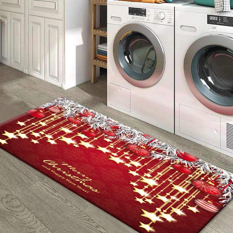 Christmas Runner Kitchen Carpet - Festive Holiday Decor