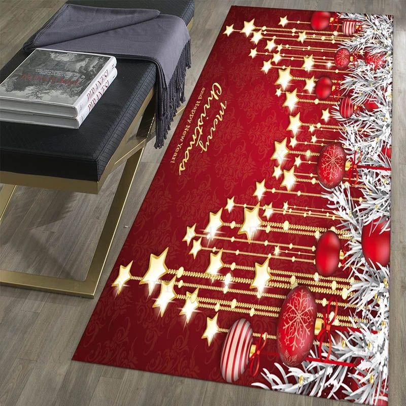 Christmas Runner Kitchen Carpet - Festive Holiday Decor