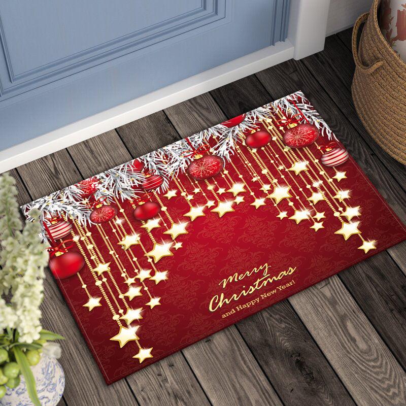 Christmas Runner Kitchen Carpet - Festive Holiday Decor