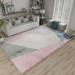 Modern Geometric Area Rug 3'X5' Soft Carpet