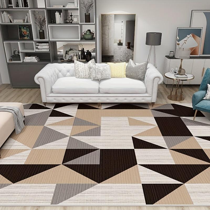 Modern Geometric Area Rug 3'X5' Soft Carpet