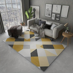 Modern Geometric Area Rug 3'X5' Soft Carpet