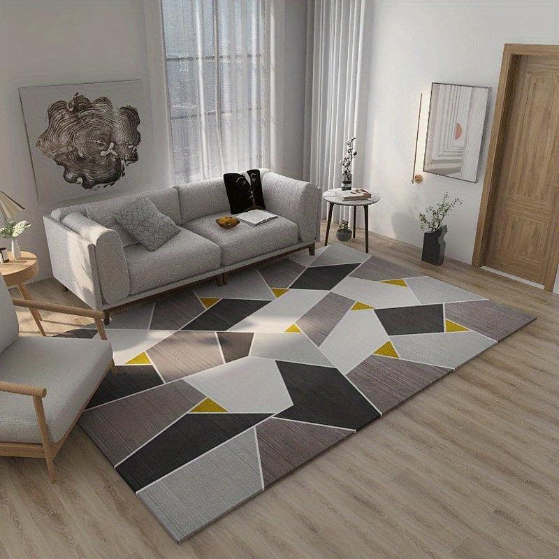 Modern Geometric Area Rug 3'X5' Soft Carpet