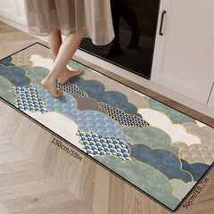 Quick Dry Farmhouse Kitchen Rug Set Anti Fatigue