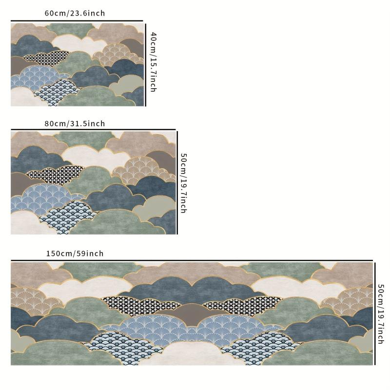 Quick Dry Farmhouse Kitchen Rug Set Anti Fatigue