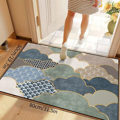 Quick Dry Farmhouse Kitchen Rug Set Anti Fatigue