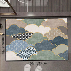 Quick Dry Farmhouse Kitchen Rug Set Anti Fatigue