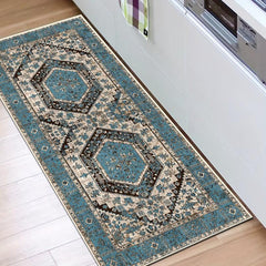 Boho Kitchen Floor Mat Vintage Persian Style Washable Runner Rug