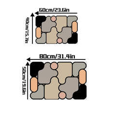 Absorbent Diatom Mud Bathroom Mat Soft Carpet Non Slip Rubber Easy Care