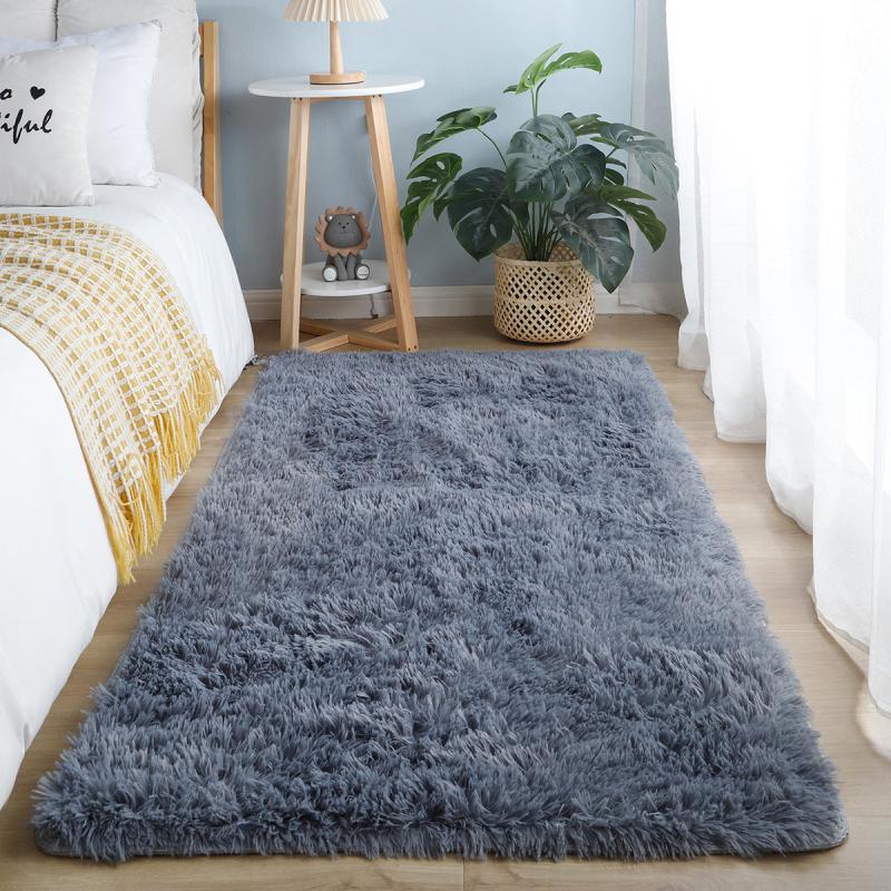 Soft Plush Area Rug 31.5 X 62.9 Non-slip Shaggy Fluffy Carpet