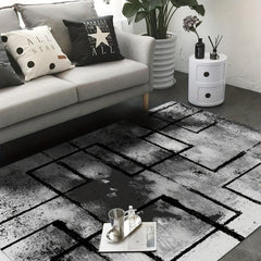 Geometric Pattern Soft Area Rug Quick Dry Absorbent Floor Mat
