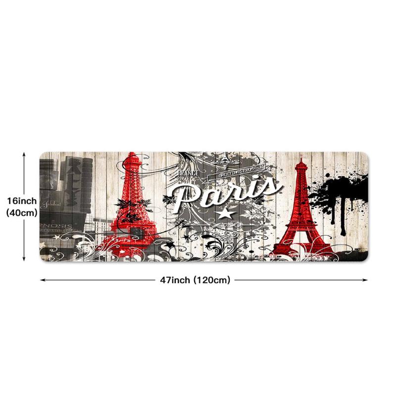 Eiffel Tower Kitchen Rug Paris Printing Floor Mat