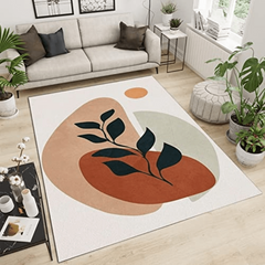 Soft Shaggy Area Rug Non Slip Modern Abstract for Living Room