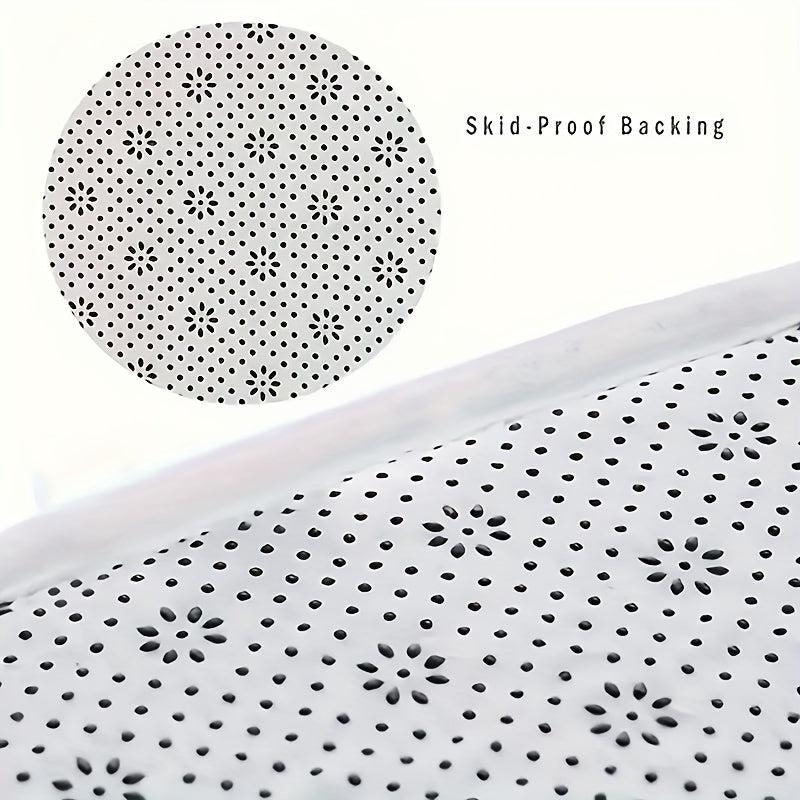 Vintage English Letter Carpet Mat Waterproof for Bedroom Kit