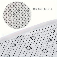 Vintage English Letter Carpet Mat Waterproof for Bedroom Kit