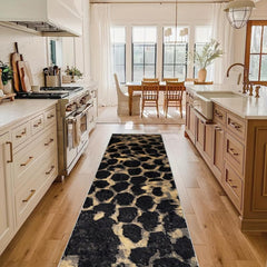 Non Slip Runner Rug Soft Machine Washable Stair Carpet for Hall Living Room