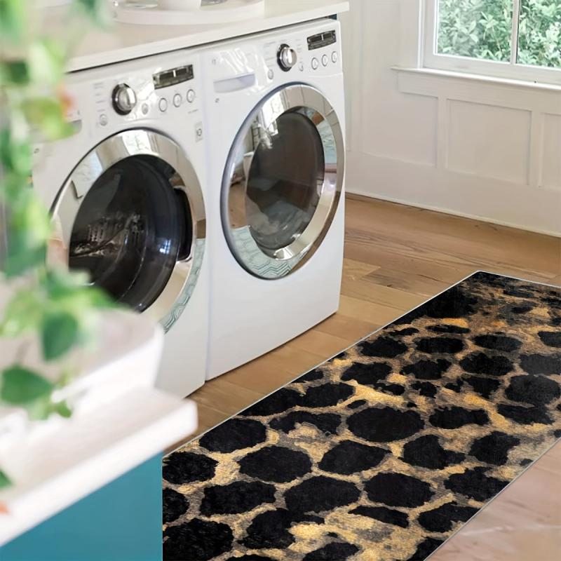 Non Slip Runner Rug Soft Machine Washable Stair Carpet for Hall Living Room