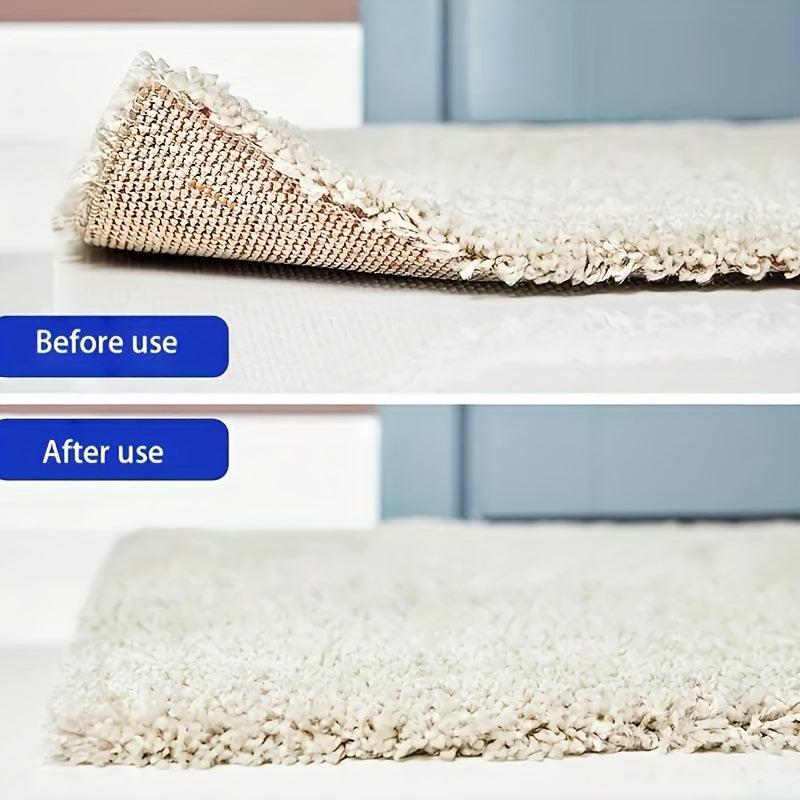 8pcs Washable Rug Gripper Pads Double Sided Non Slip Tape for Area Rugs Carpet