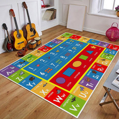 Kids Educational Area Rugs Learning Numbers Play Mat