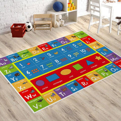 Kids Educational Area Rugs Learning Numbers Play Mat