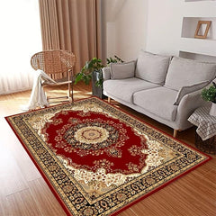 Large Floral Vintage Boho Area Rug Stain Resistant Washable