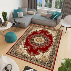 Large Floral Vintage Boho Area Rug Stain Resistant Washable