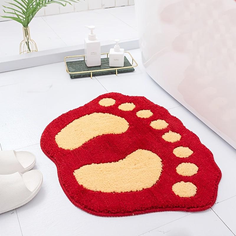 Soft Microfiber Bath Mat Non Slip Machine Washable Big Feet Bathr