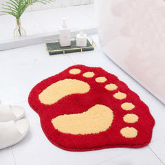 Soft Microfiber Bath Mat Non Slip Machine Washable Big Feet Bathr