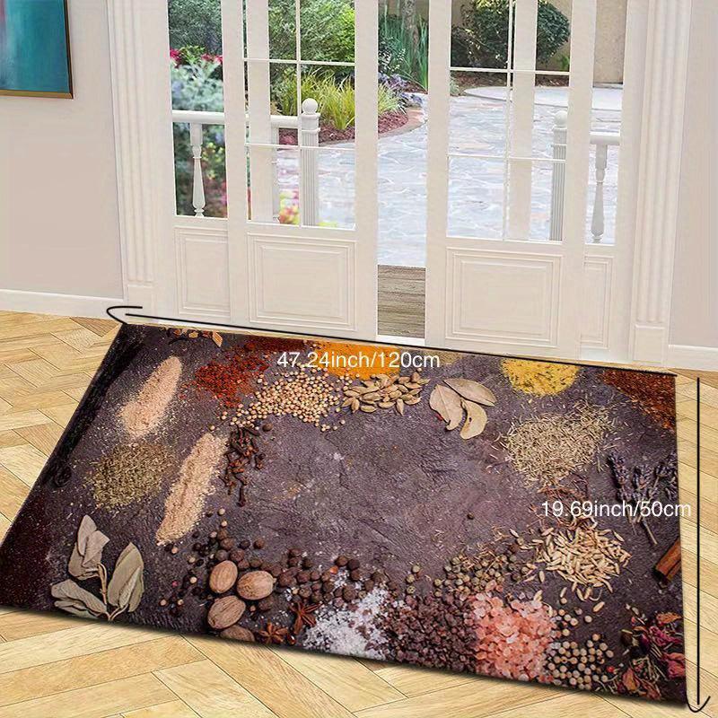 Soft Kitchen Rug Cushioned Anti Fatigue Waterproof Non Slip Set Runner Bedside