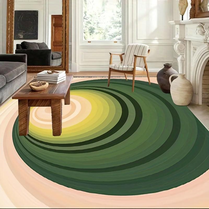 Modern Abstract Area Rug 25ft Non Slip Machine Washable