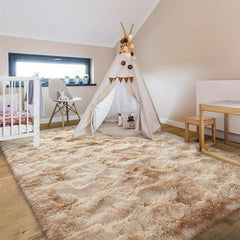 Soft Shag Area Rug for Bedroom Living Room Girls Nursery Kids and Home
