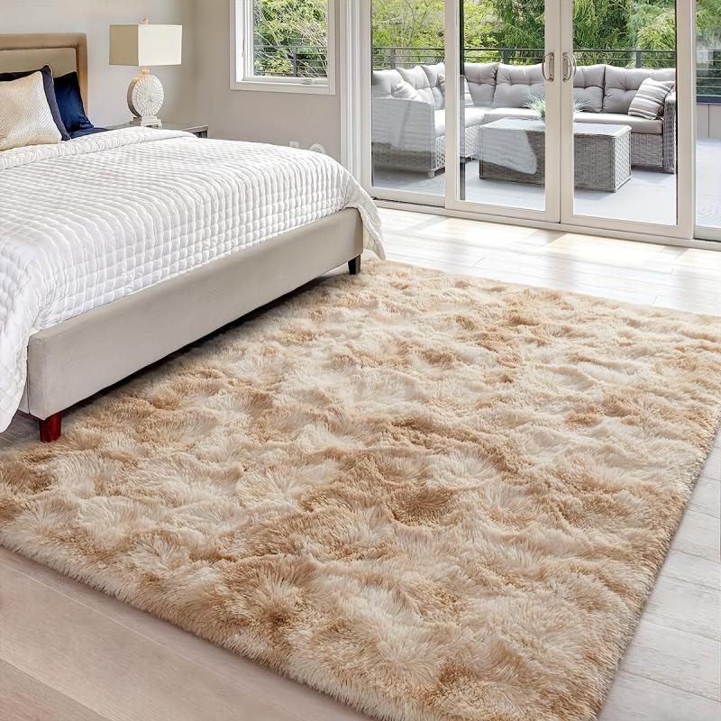 Soft Shag Area Rug for Bedroom Living Room Girls Nursery Kids and Home