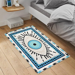 Eye Pattern Cashmere Carpet Thickened Bathroom Non-slip Door Mat