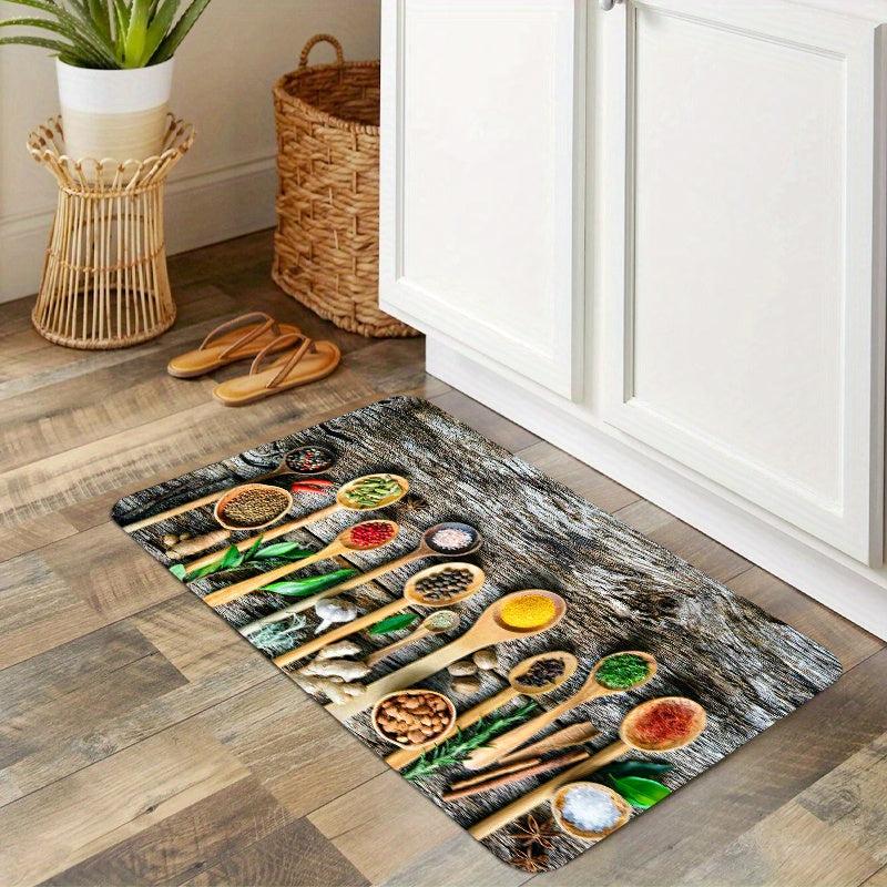 Soft Kitchen Floor Mat Non slip Mat Soft Rug Waterproof Mat Machine Washable