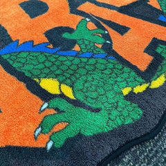 Cartoon Dragon Long Strip Carpet Soft Plush Mat Home Decoration
