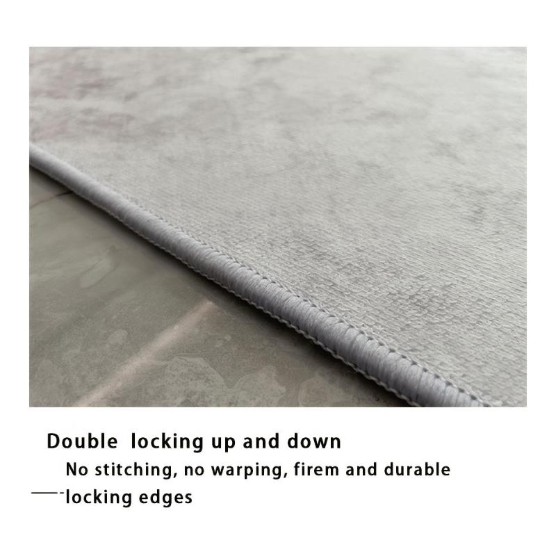 Crystal Soft Floor Mat Non Slip Machine Washable Rug for Home Decor