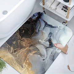 Soft Diatom Mud Bath Mat Non slip Water Absorbent Shower Bath Rug
