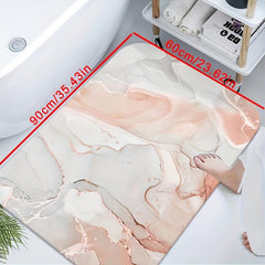 Soft Diatom Mud Bath Mat Non slip Water Absorbent Shower Bath Rug