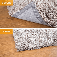 Non Slip Washable Rug Grippers 'Vacuum TECH' Anti Curling Pads