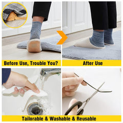 16pcs Reusable Carpet Pad and Rug Tape, Washable and Durable