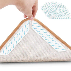 16pcs Reusable Carpet Pad and Rug Tape, Washable and Durable