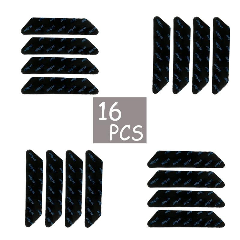 16pcs Reusable Carpet Pad and Rug Tape, Washable and Durable