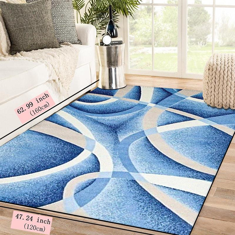 Modern Area Rugs Abstract Art Pattern Floor Mat
