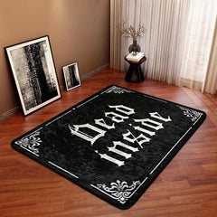 Halloween Gothic Area Rugs Anti-fatigue Shaggy Floor Carpet