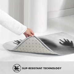 Halloween Floor Mat Bath Mats Carpet Funny Bathroom Decor Plush Cozy Bathtub Mat
